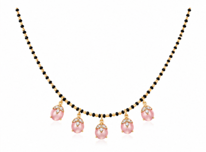 Luxury Black Beads Necklace for Women