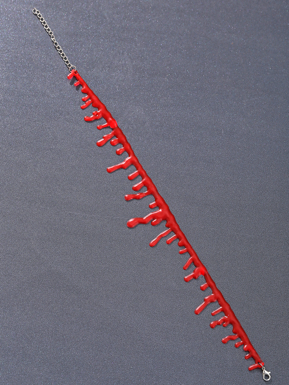 Red Dripping Blood Choker Necklace – Halloween Costume Jewelry
