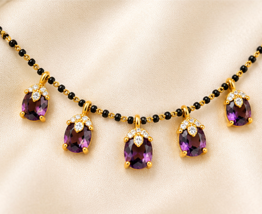 Luxury Black Beads Necklace for Women