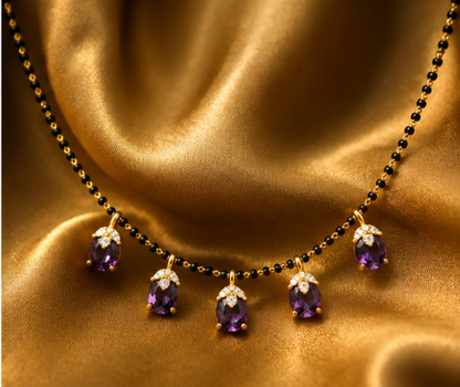 Luxury Black Beads Necklace for Women