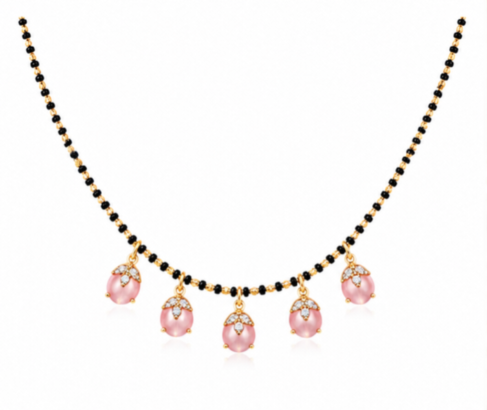 Designer Gemstone Mangalsutra Neckpiece Collection | Modern Mangalsutra for Women