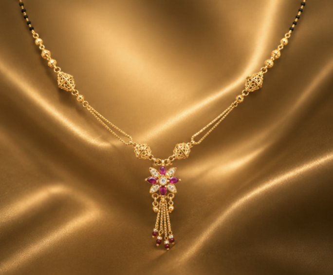 Premium Black Beads Chain for Women