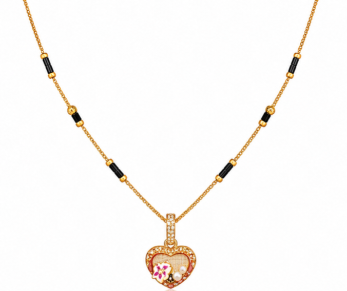 Elegant Floral Heart Necklace for Women | Luxury Fashion Jewelry
