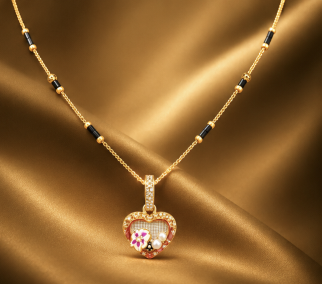 Elegant Floral Heart Necklace for Women | Luxury Fashion Jewelry