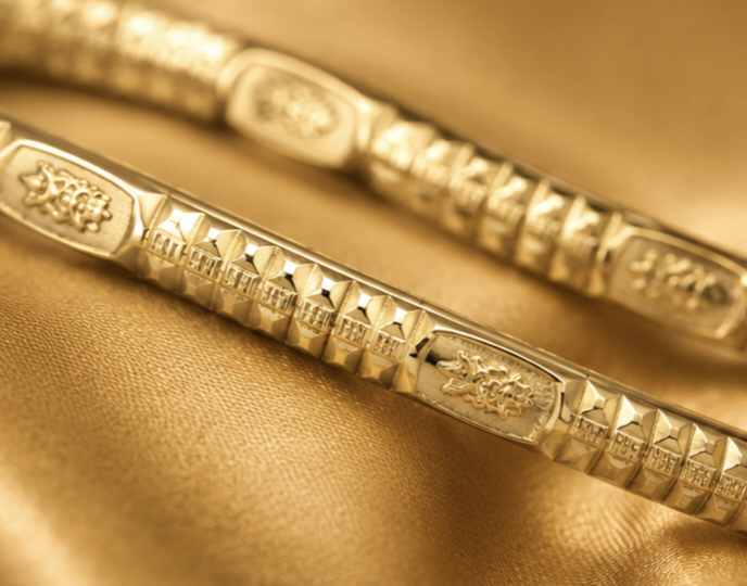 Golden Empress Traditional Bangles