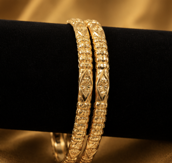 Golden Empress Traditional Bangles