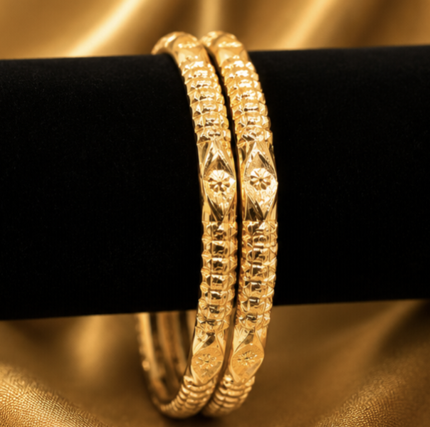 Golden Empress Traditional Bangles