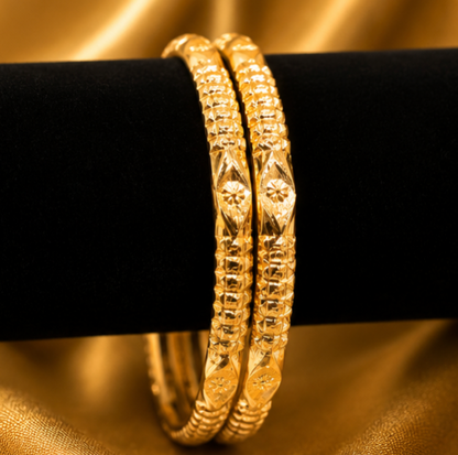 Golden Empress Traditional Bangles