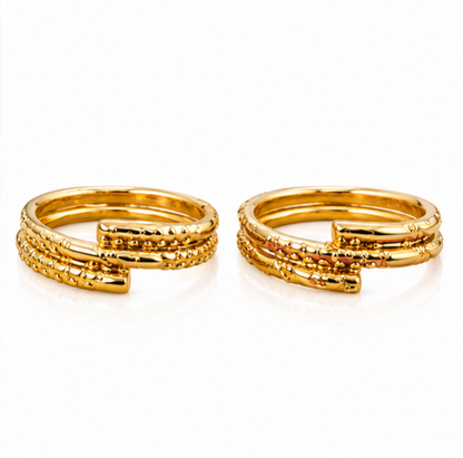 Elegant Gold Toe Rings for Women