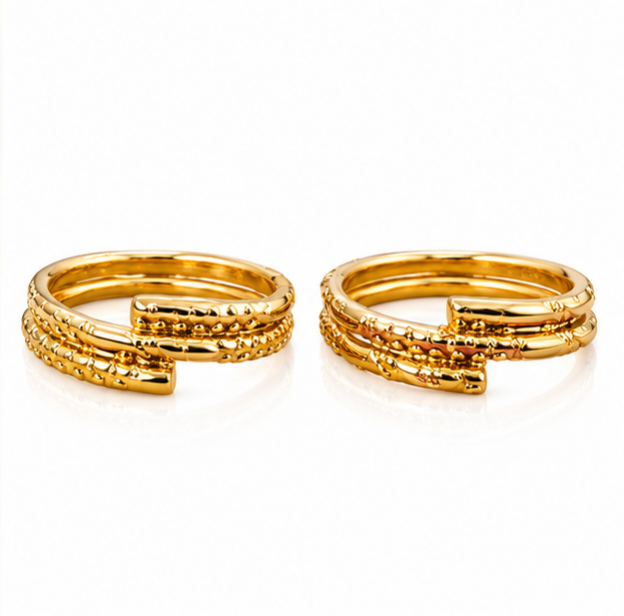 Elegant Gold Toe Rings for Women