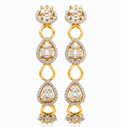 Luxury Crystal Stone Embellished Bangle