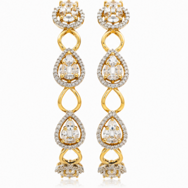 Luxury Crystal Stone Embellished Bangle