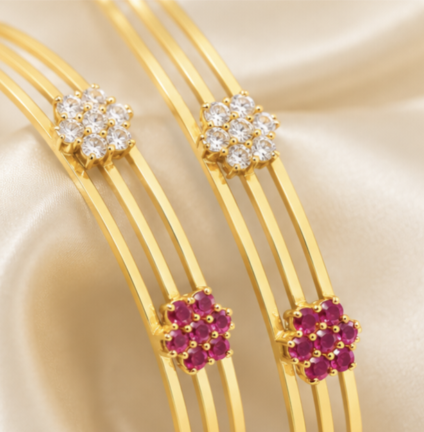 Diamond Look Stone Embellished Bracelet